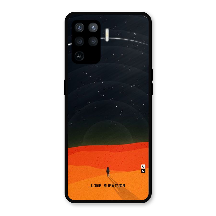 Lone Survivor Metal Back Case for Oppo F19 Pro