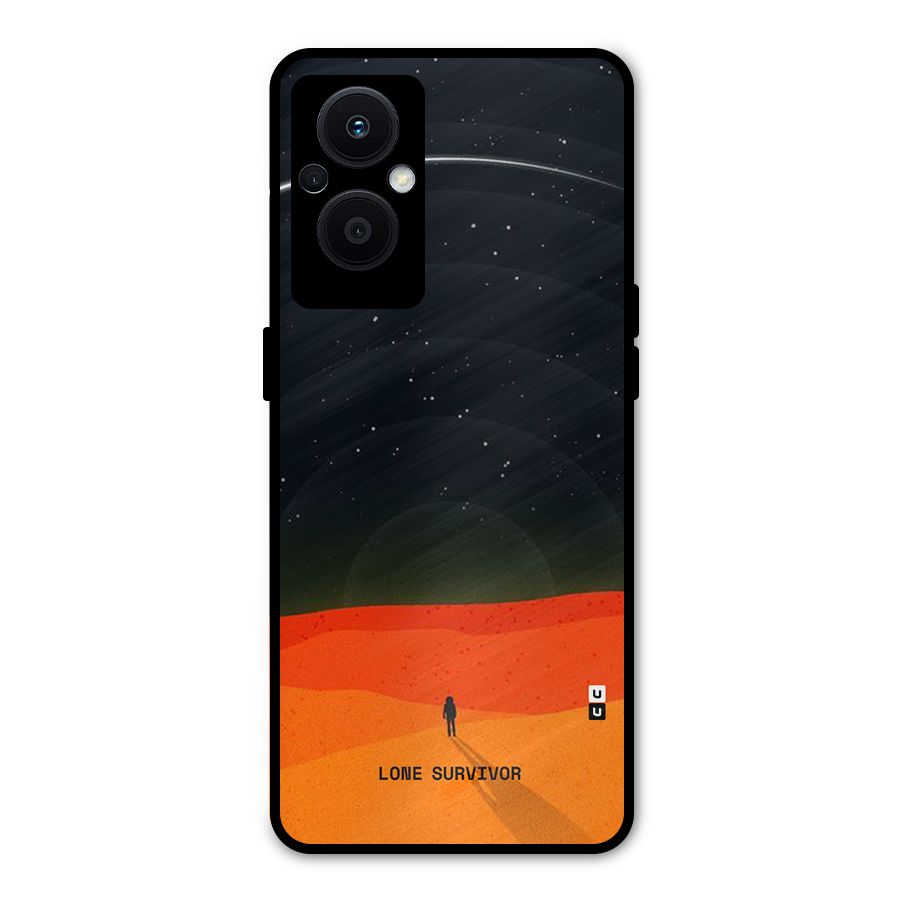 Lone Survivor Metal Back Case for Oppo F21 Pro 5G