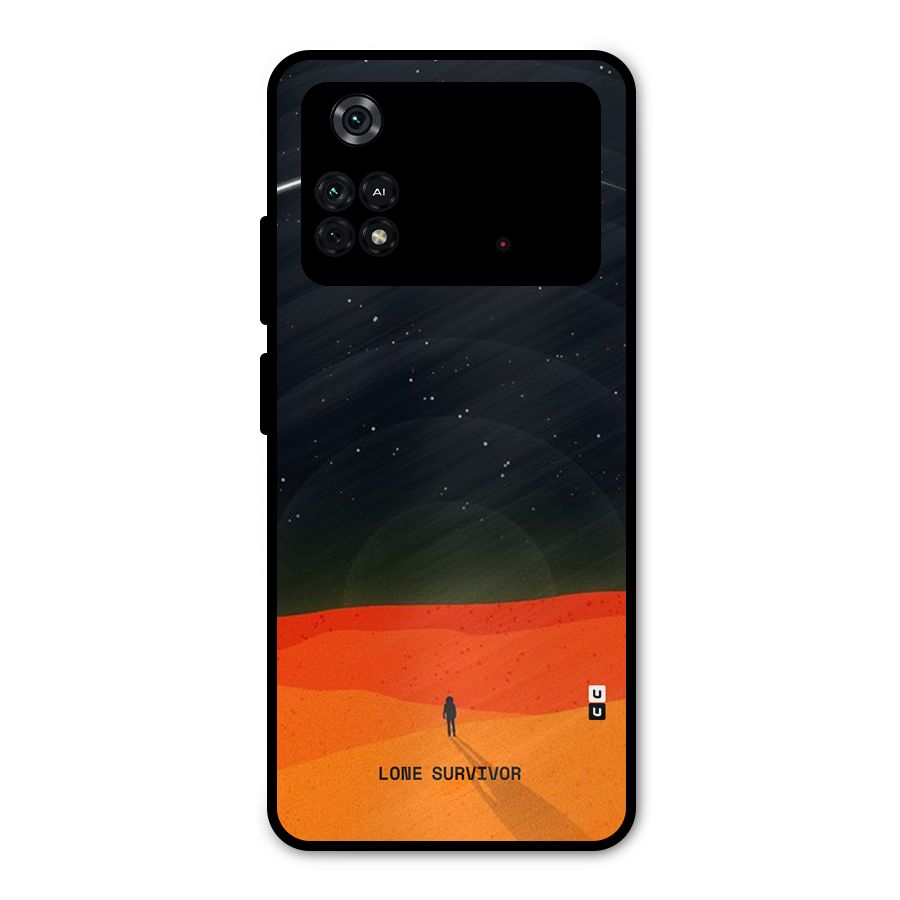 Lone Survivor Metal Back Case for Poco M4 Pro 4G