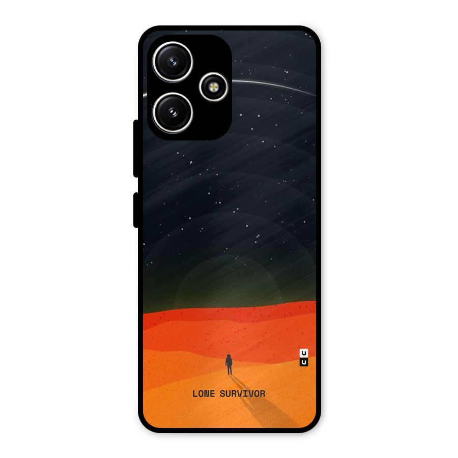 Lone Survivor Metal Back Case for Poco M6 Pro