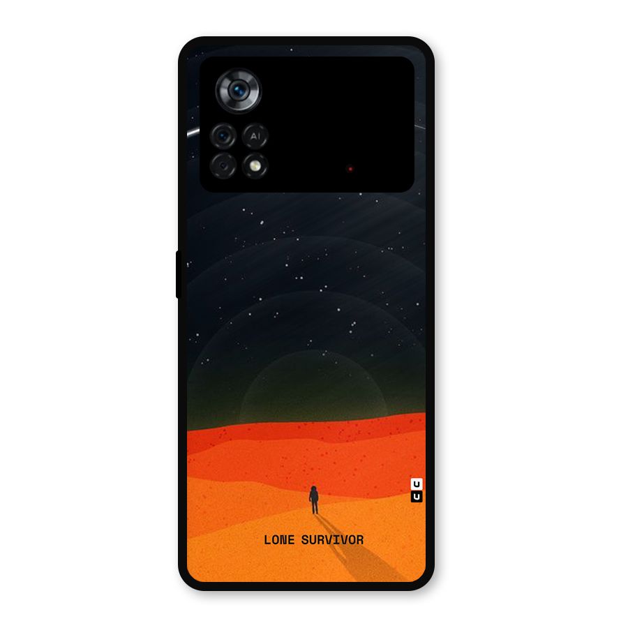 Lone Survivor Metal Back Case for Poco X4 Pro 5G