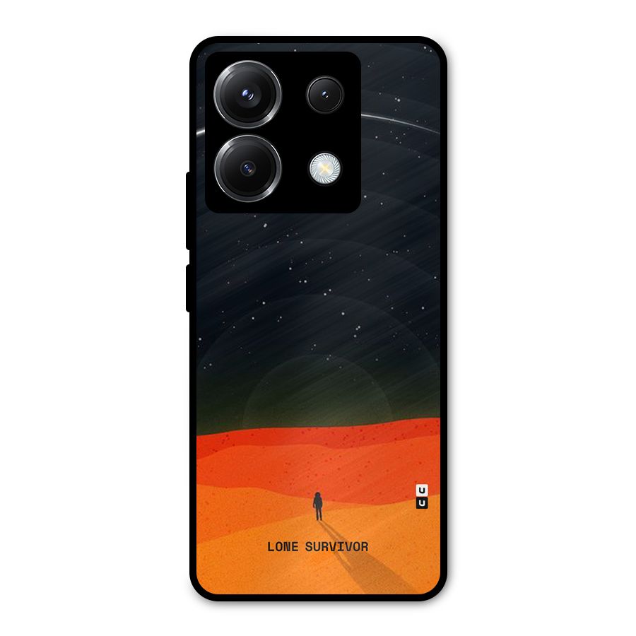 Lone Survivor Metal Back Case for Poco X6