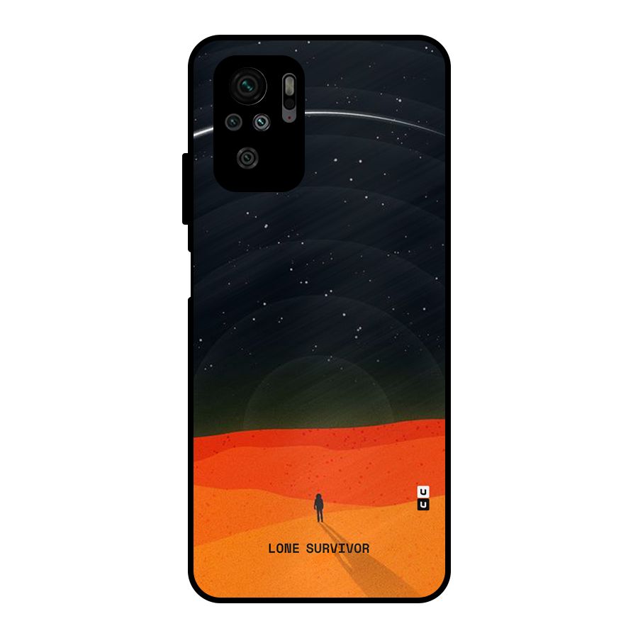 Lone Survivor Metal Back Case for Redmi Note 10