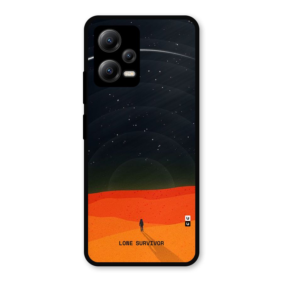 Lone Survivor Metal Back Case for Redmi Note 12 5G