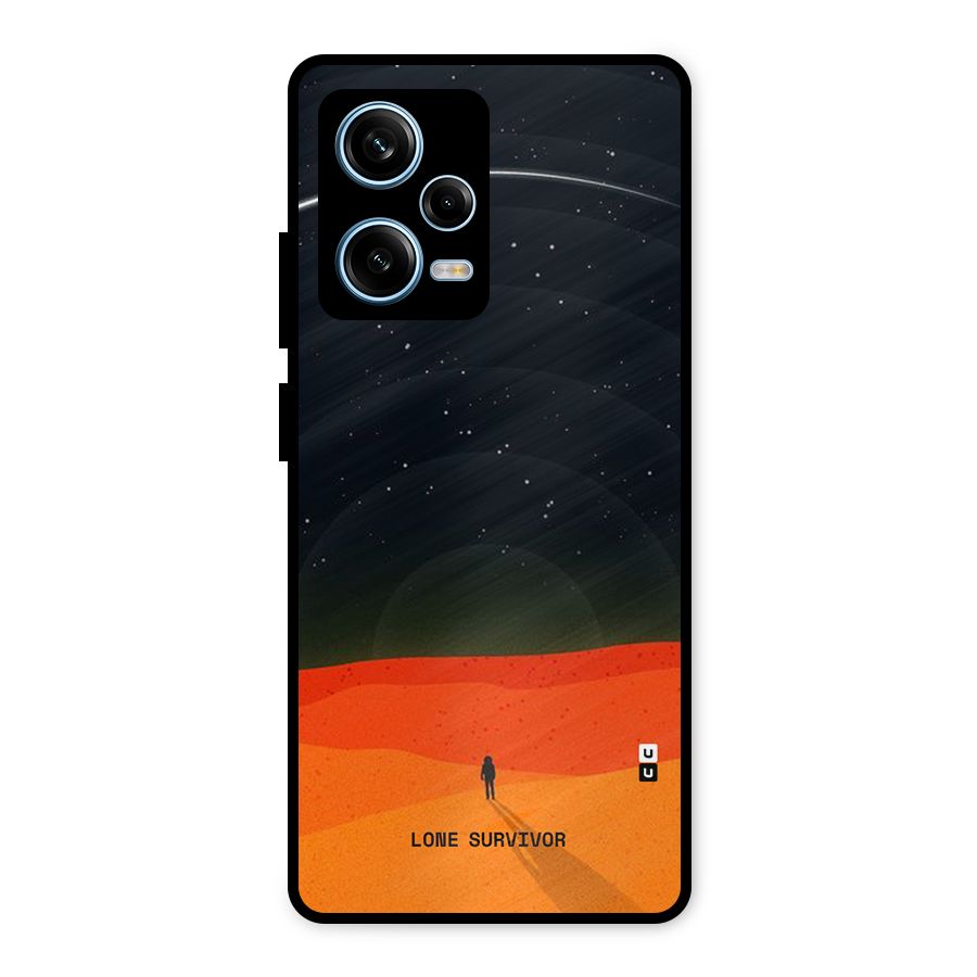 Lone Survivor Metal Back Case for Redmi Note 12 Pro
