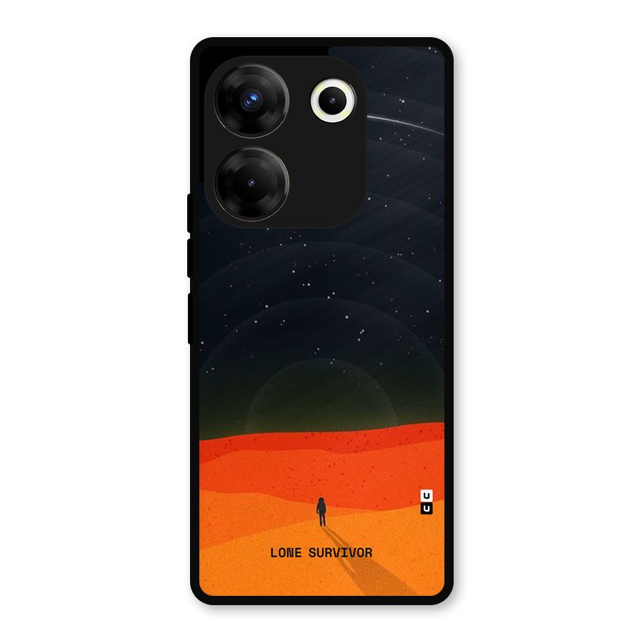 Lone Survivor Metal Back Case for Tecno Camon 20 Pro