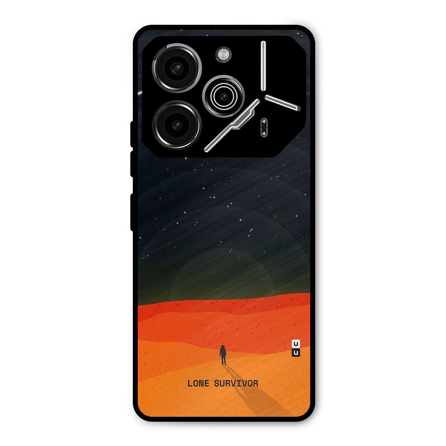 Lone Survivor Metal Back Case for Tecno Pova 6 Pro