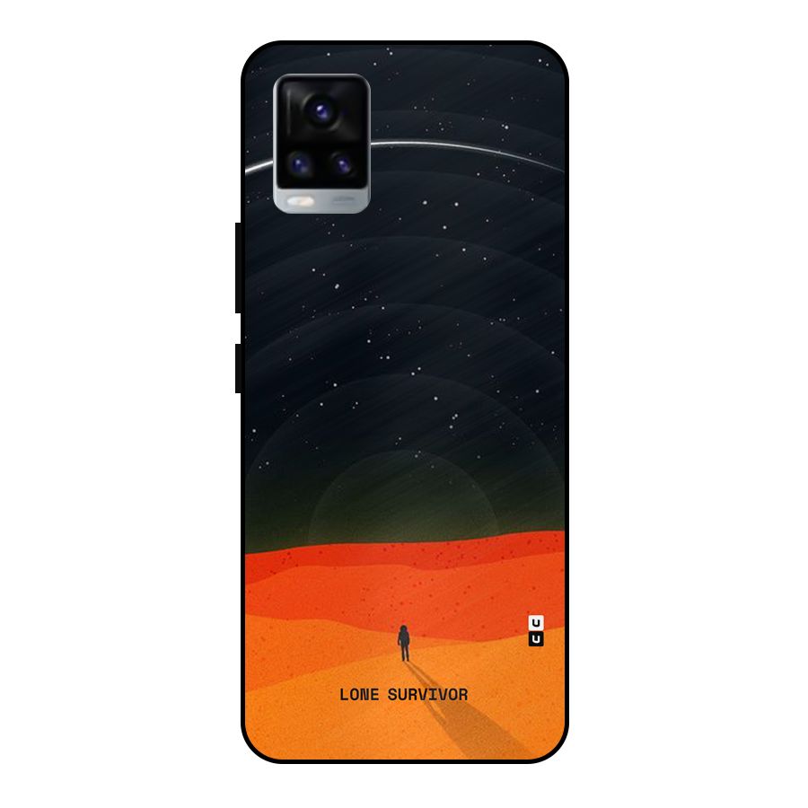 Lone Survivor Metal Back Case for Vivo V20 2021