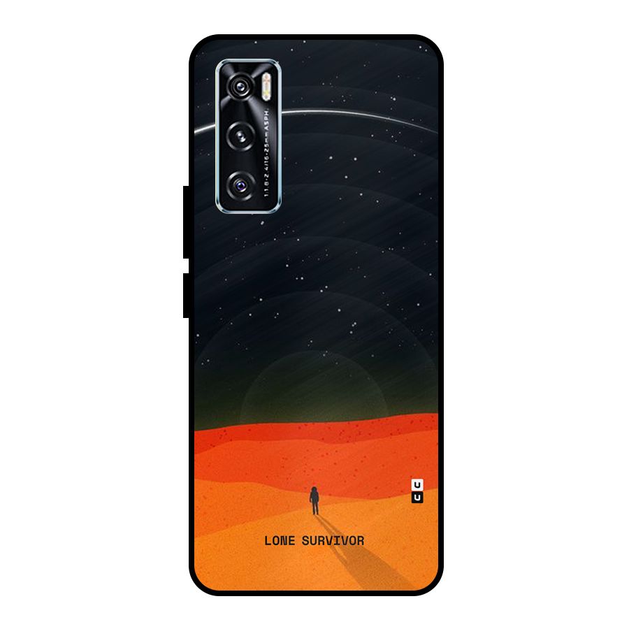 Lone Survivor Metal Back Case for Vivo V20 SE