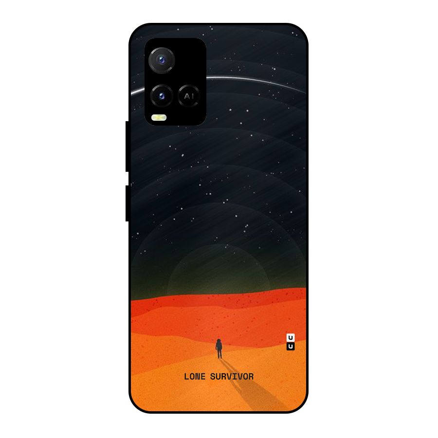 Lone Survivor Metal Back Case for Vivo Y33s