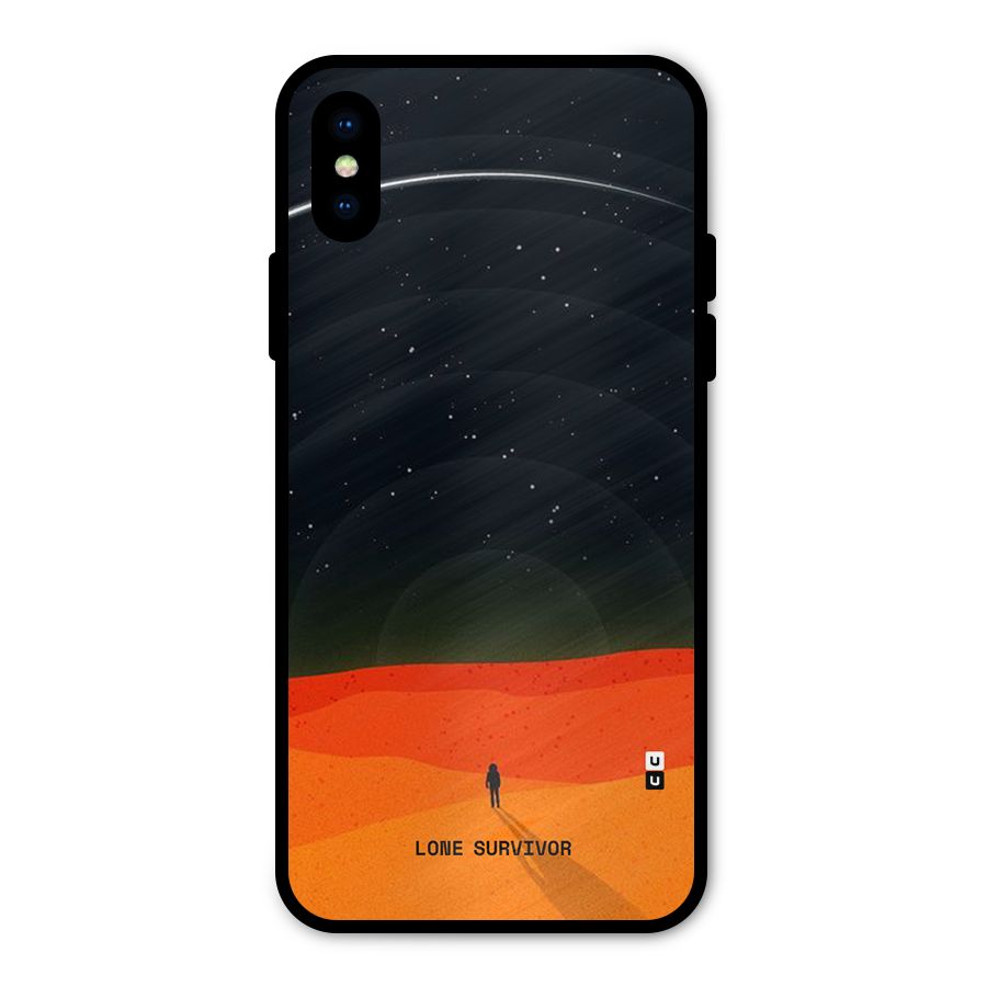 Lone Survivor Metal Back Case for iPhone X