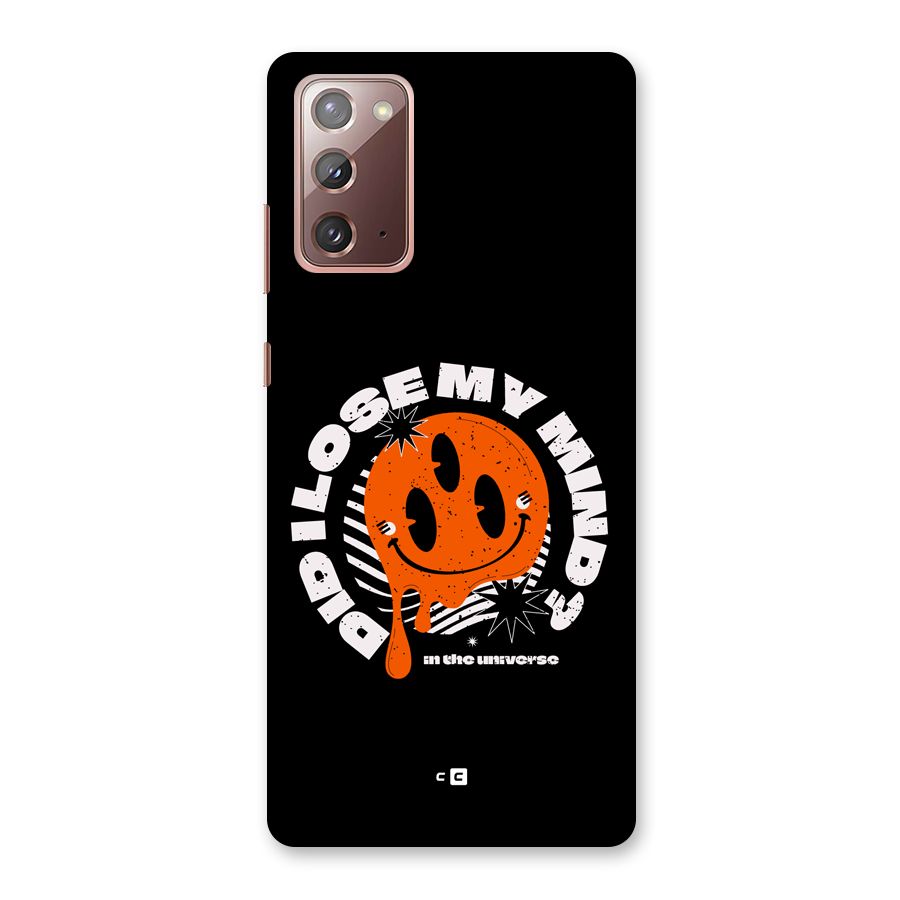 Loose My Mind Back Case for Galaxy Note 20