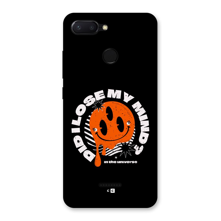 Loose My Mind Back Case for Redmi 6
