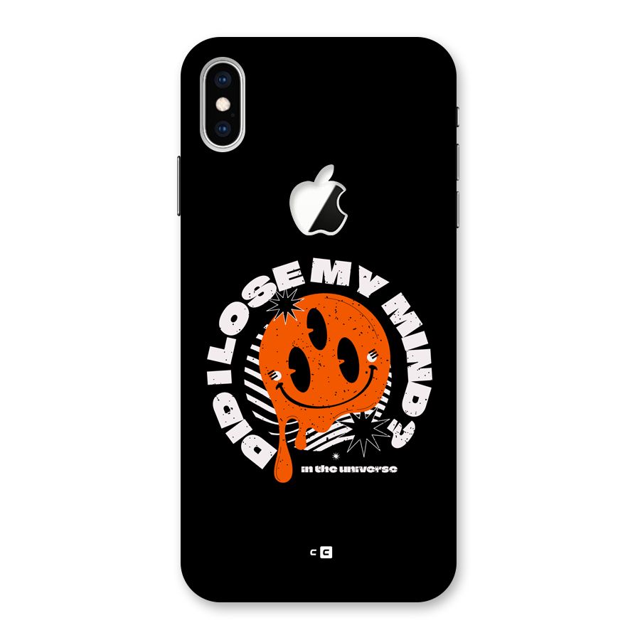Loose My Mind Back Case for iPhone XS Max Apple Cut