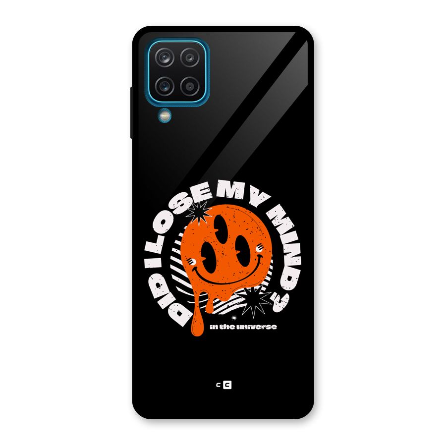 Loose My Mind Glass Back Case for Galaxy A12