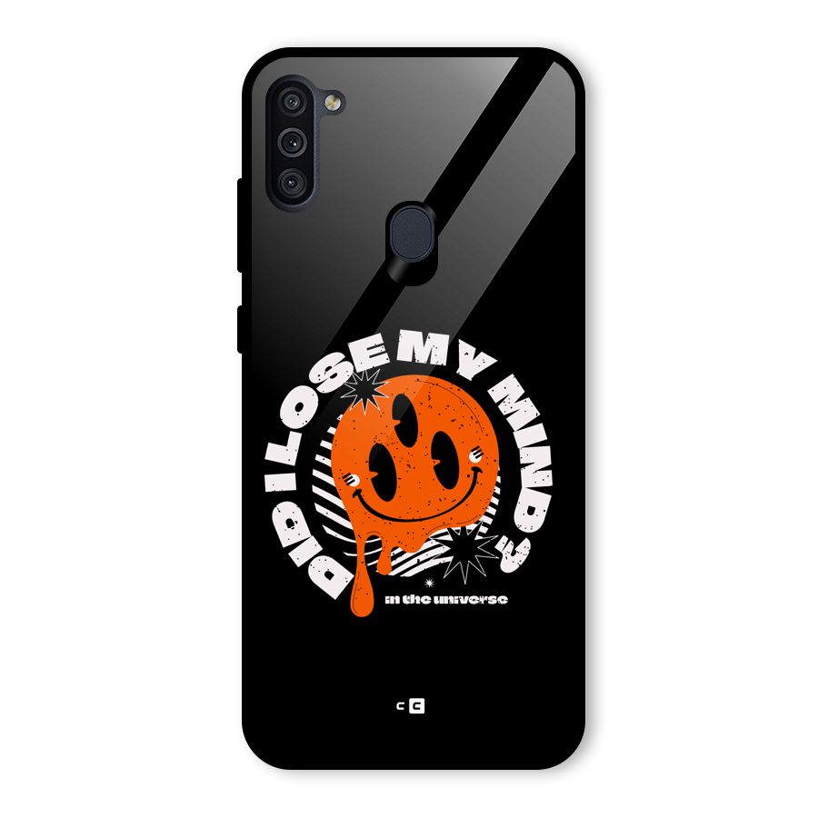 Loose My Mind Glass Back Case for Galaxy M11