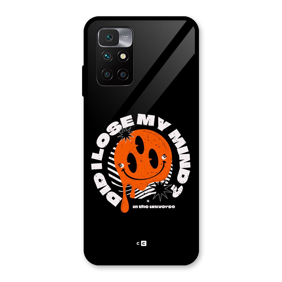 Loose My Mind Glass Back Case for Redmi 10 Prime