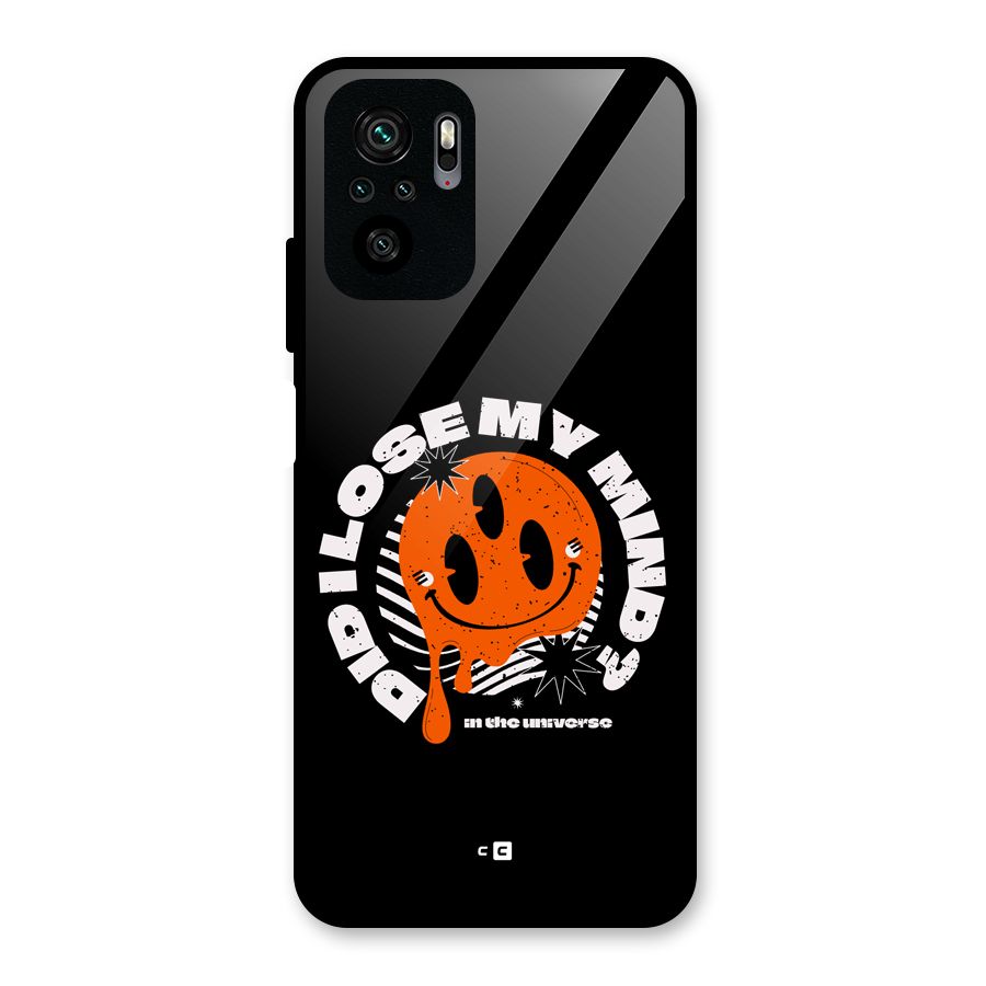 Loose My Mind Glass Back Case for Redmi Note 11 SE