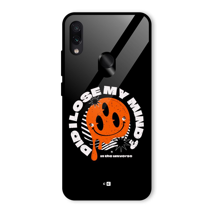 Loose My Mind Glass Back Case for Redmi Note 7S