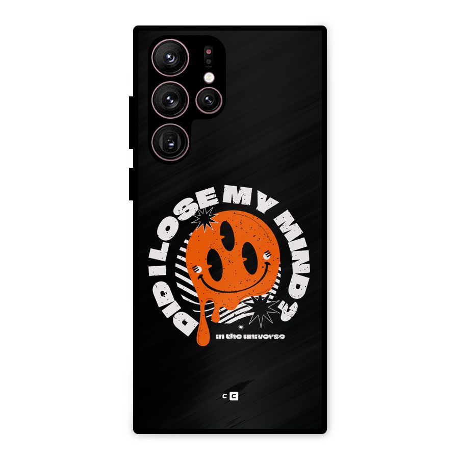 Loose My Mind Metal Back Case for Galaxy S22 Ultra 5G