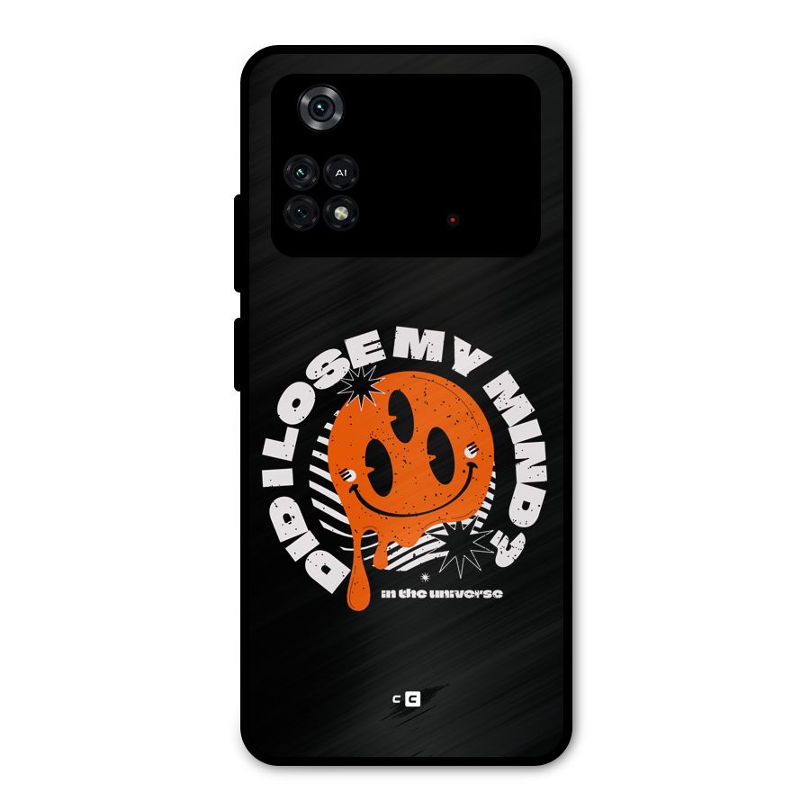 Loose My Mind Metal Back Case for Poco M4 Pro 4G