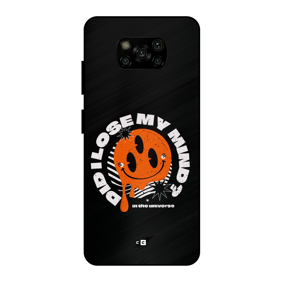 Loose My Mind Metal Back Case for Poco X3