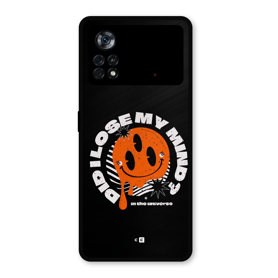 Loose My Mind Metal Back Case for Poco X4 Pro 5G