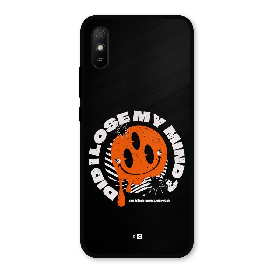 Loose My Mind Metal Back Case for Redmi 9a