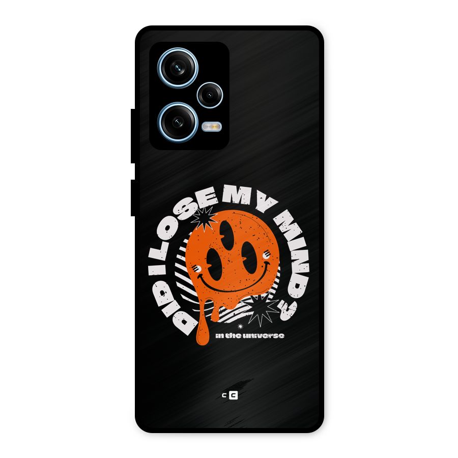 Loose My Mind Metal Back Case for Redmi Note 12 Pro