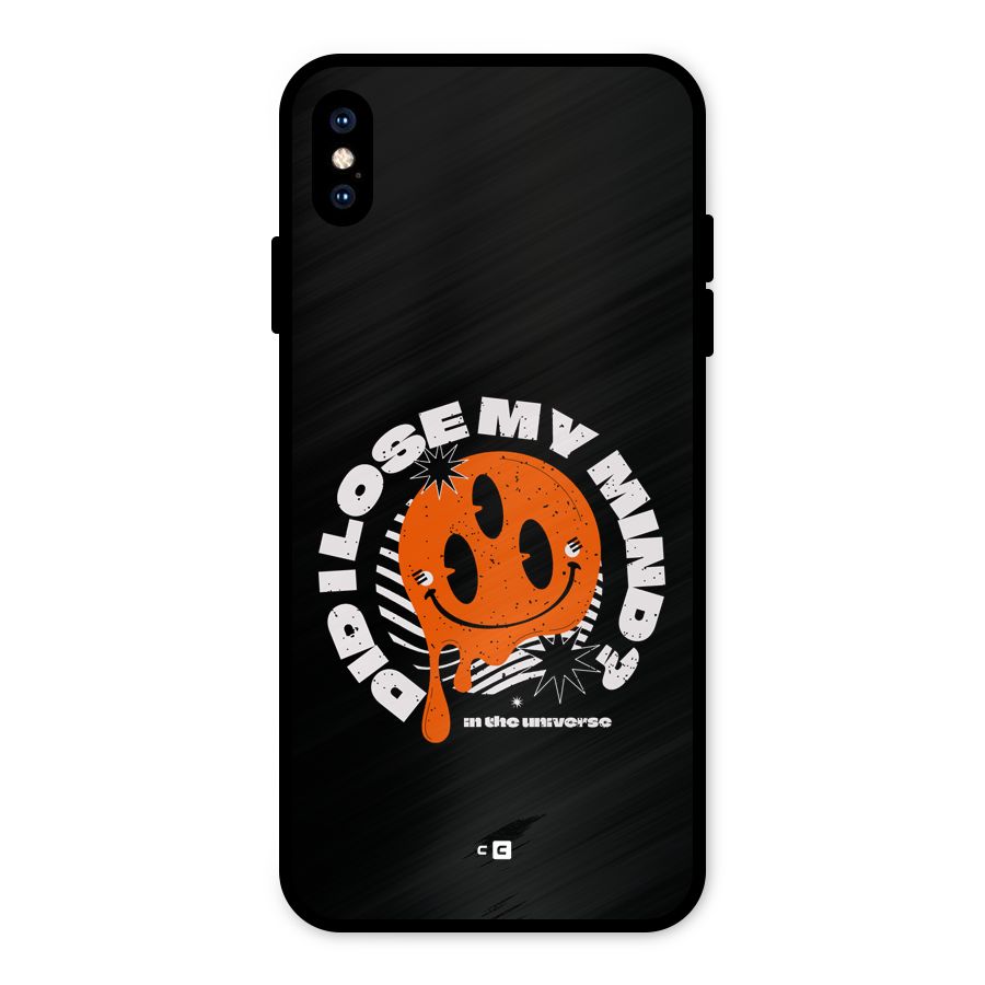Loose My Mind Metal Back Case for iPhone XS Max