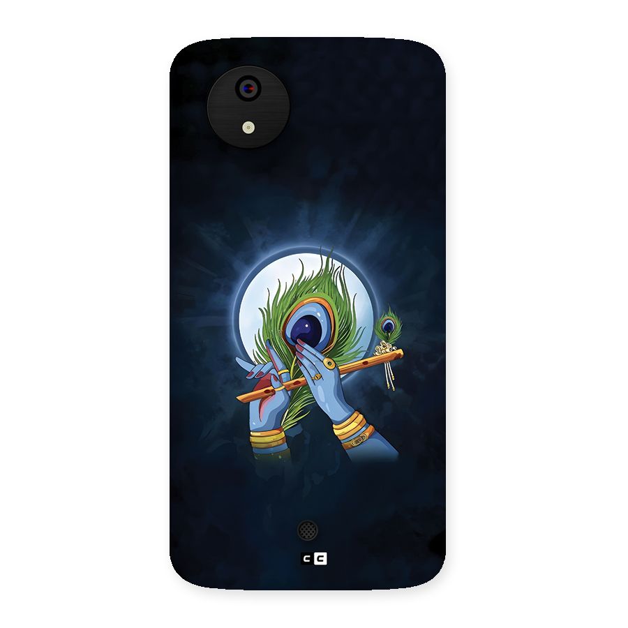 Lord Krishna Flute Back Case for Canvas A1  AQ4501