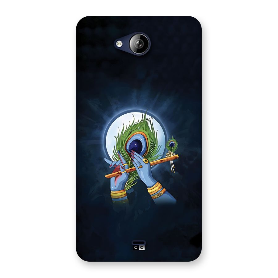 Lord Krishna Flute Back Case for Canvas Play Q355