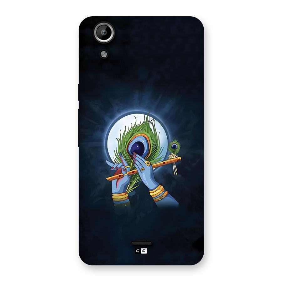 Lord Krishna Flute Back Case for Canvas Selfie Lens Q345