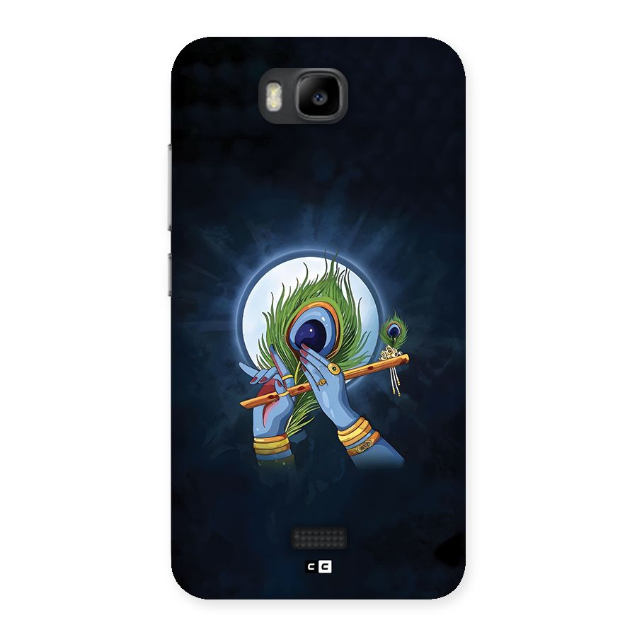 Lord Krishna Flute Back Case for Honor Bee