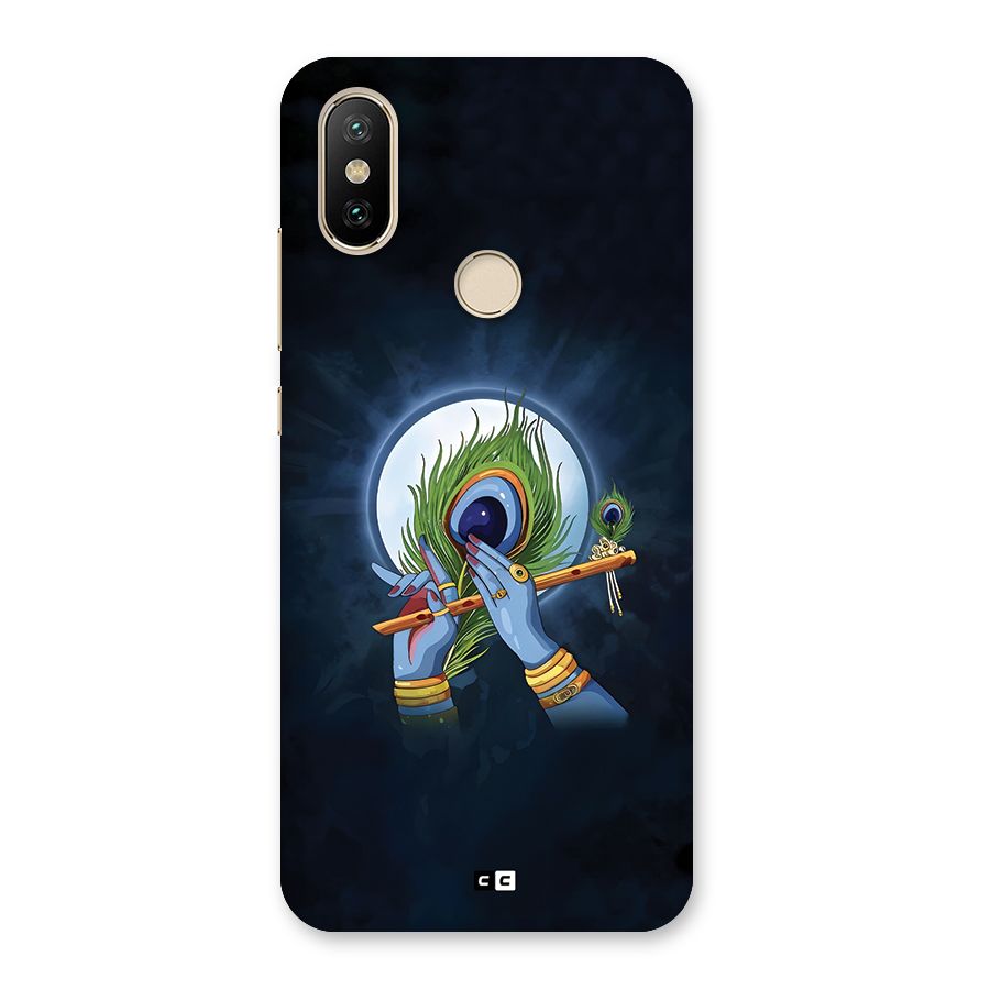 Lord Krishna Flute Back Case for Mi A2