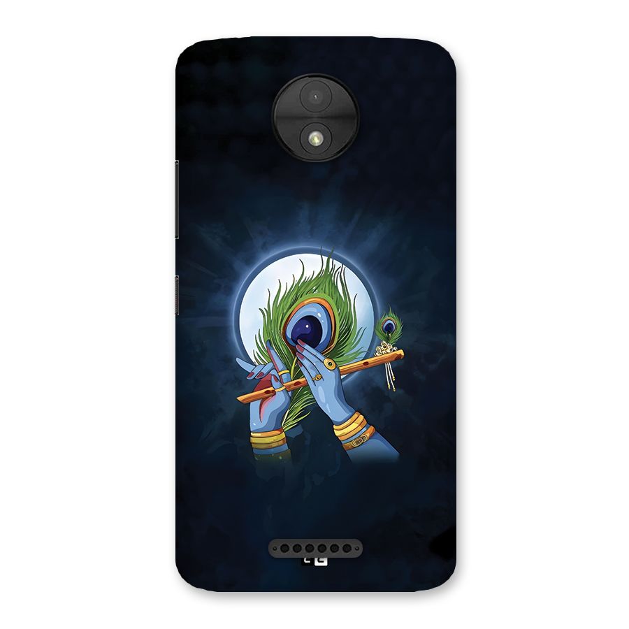 Lord Krishna Flute Back Case for Moto C