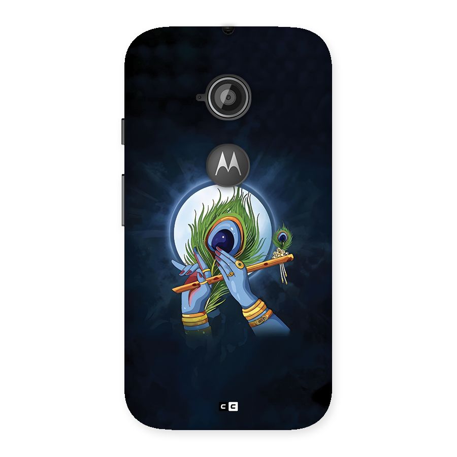 Lord Krishna Flute Back Case for Moto E 2nd Gen