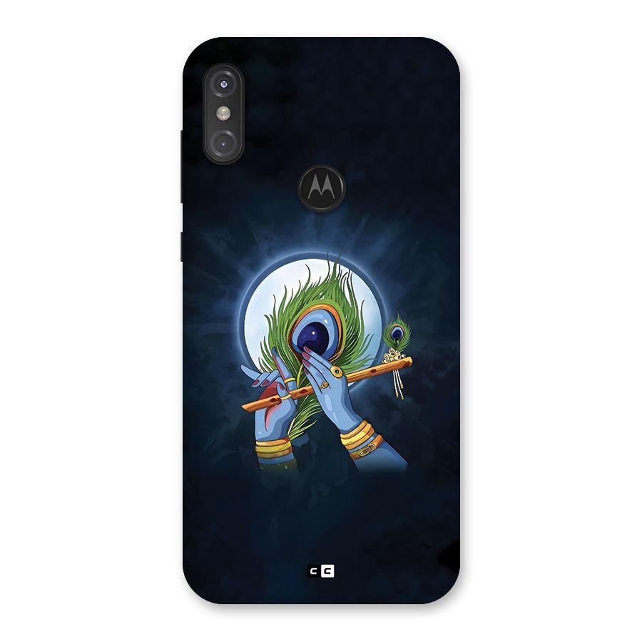 Lord Krishna Flute Back Case for Motorola One Power