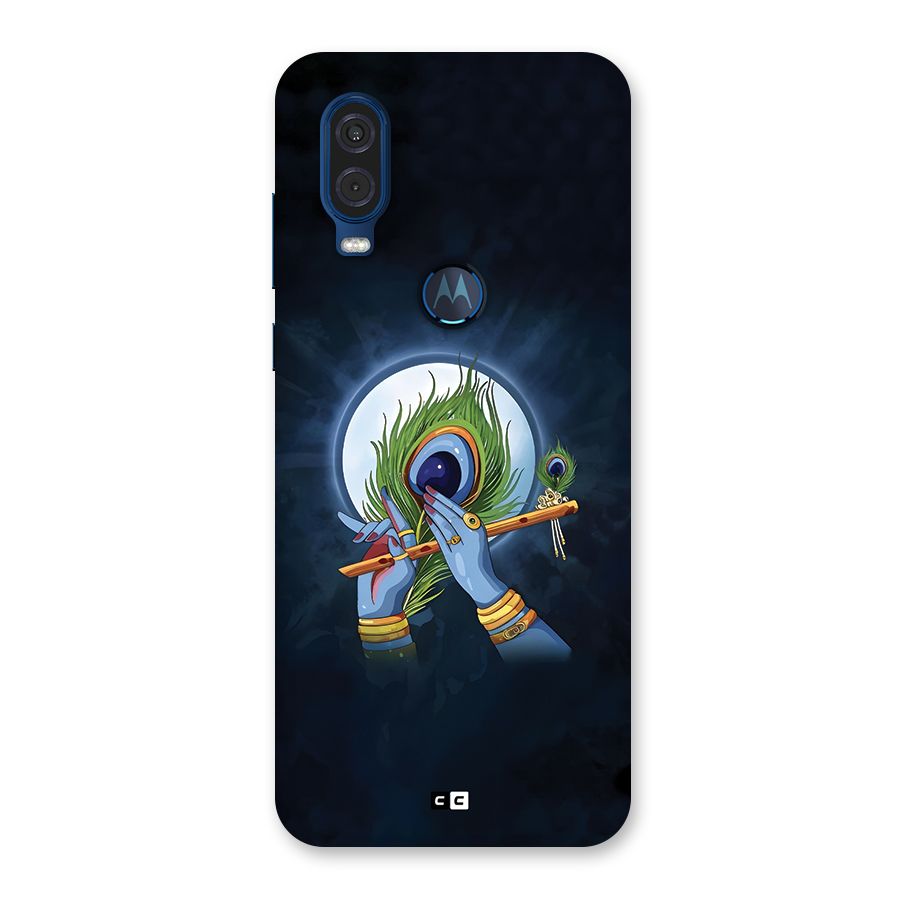 Lord Krishna Flute Back Case for Motorola One Vision