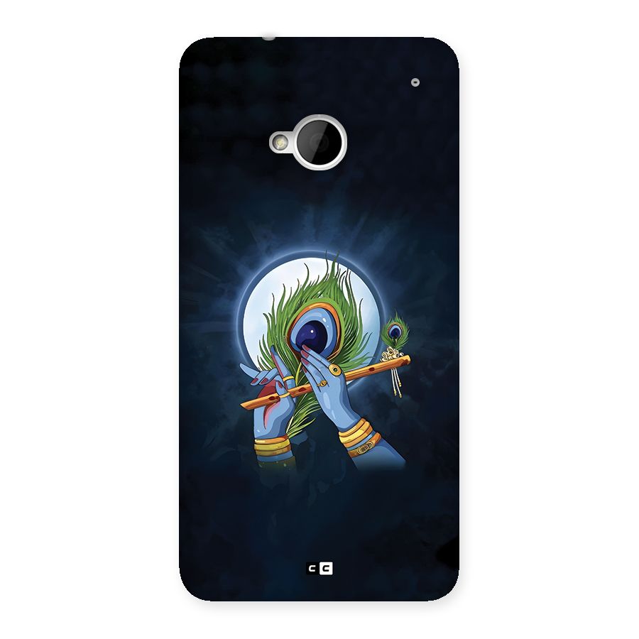 Lord Krishna Flute Back Case for One M7 (Single Sim)