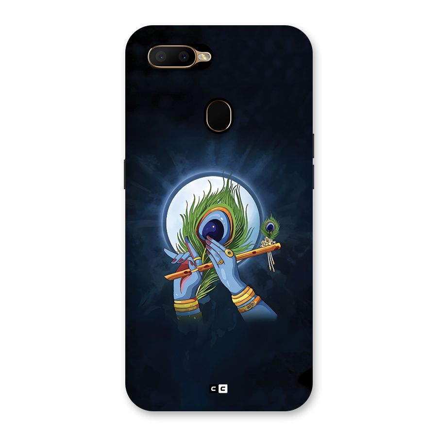 Lord Krishna Flute Back Case for Oppo A5s