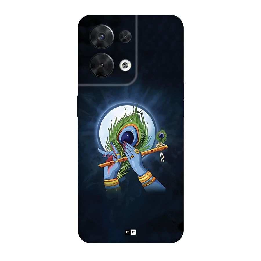 Lord Krishna Flute Back Case for Oppo Reno8 5G