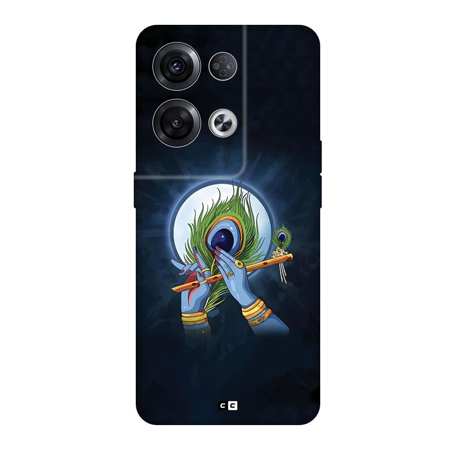 Lord Krishna Flute Back Case for Oppo Reno8 Pro 5G