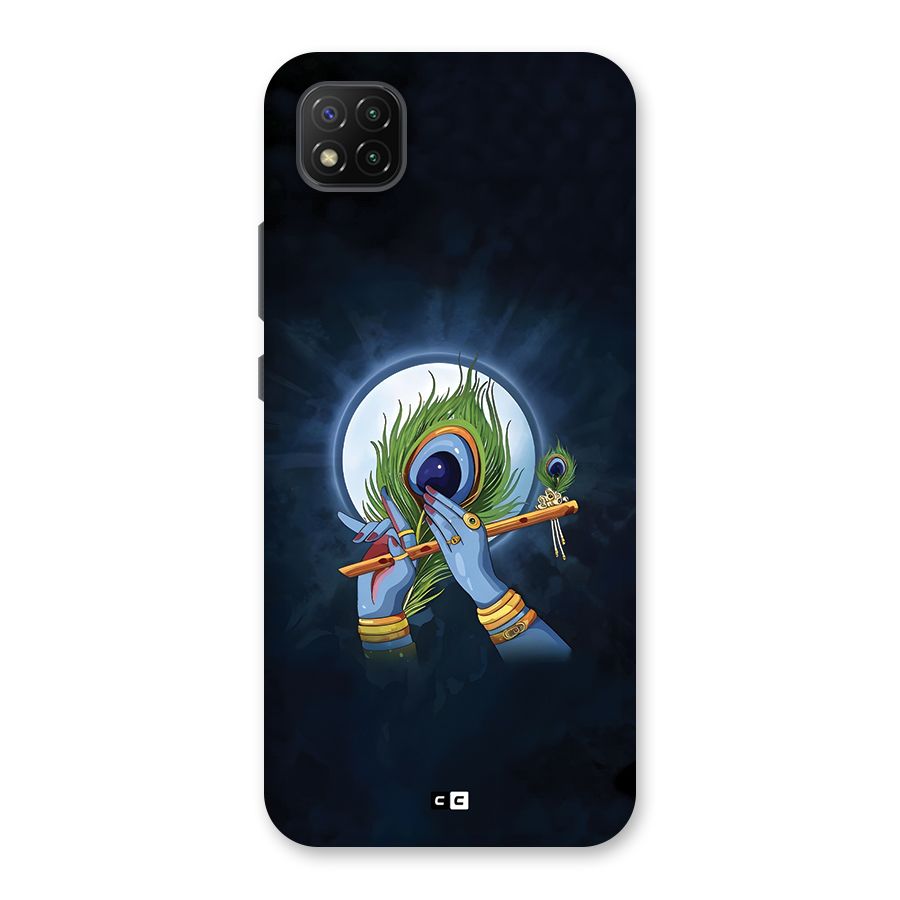Lord Krishna Flute Back Case for Poco C3