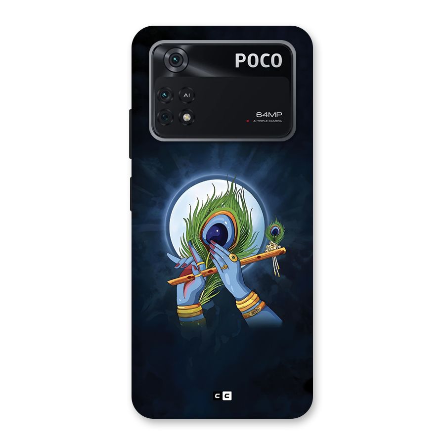 Lord Krishna Flute Back Case for Poco M4 Pro 4G