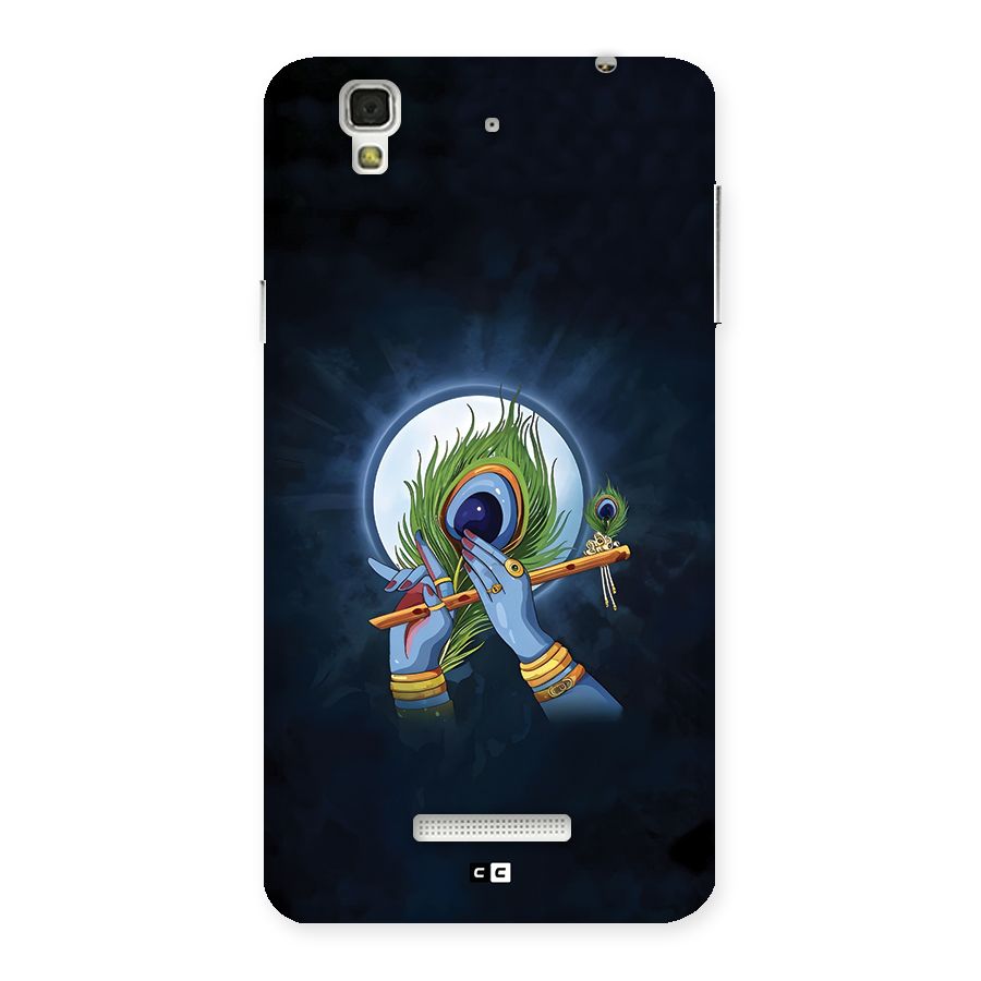Lord Krishna Flute Back Case for Yureka