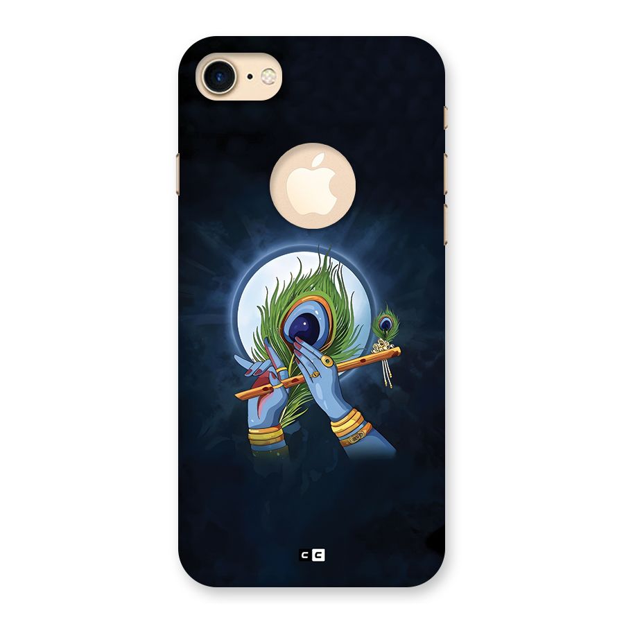 Lord Krishna Flute Back Case for iPhone 8 Logo Cut