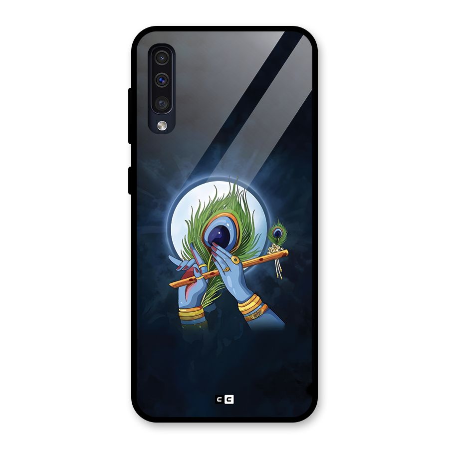 Lord Krishna Flute Glass Back Case for Galaxy A30s