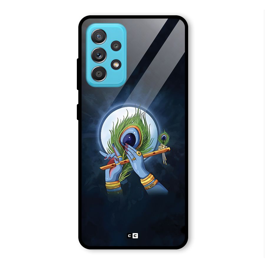 Lord Krishna Flute Glass Back Case for Galaxy A52s 5G