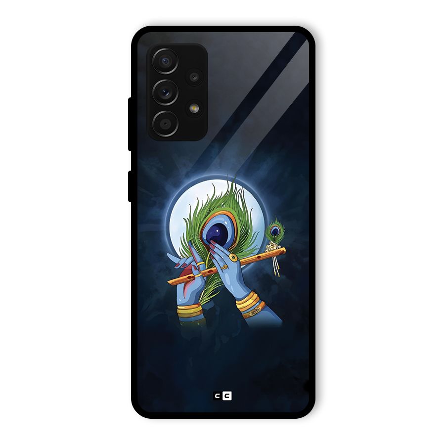 Lord Krishna Flute Glass Back Case for Galaxy A53 5G
